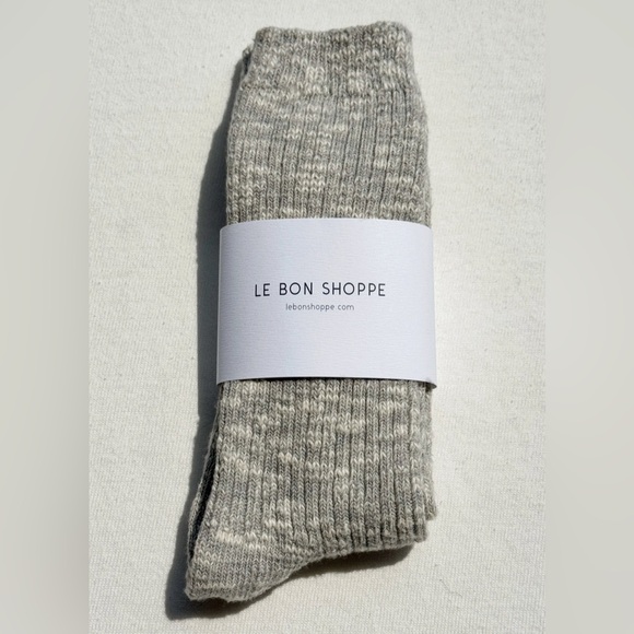 NEW Le Bon Shoppe Cottage Socks Grey - Picture 3 of 3